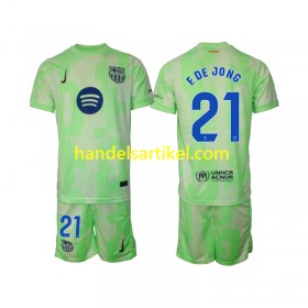 FC Barcelona F DE JONG 21 Kinder 3rd Trikotsatz 2024/25 Kurzarm